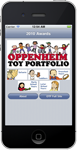 Screenshot of OTP iPhone Web App