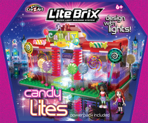 LIte Brix Candy Lites (store) targeted as part of the girls line from Cra-Z-art